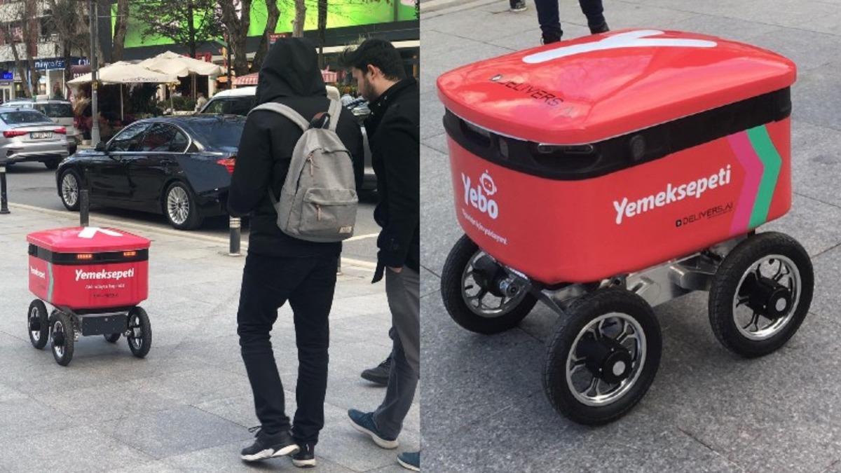 Yemeksepeti, Siparişleri Robotla Dağıtmak İçin Testlere Başladı: Daha Hızlı ve Risksiz Teslimat Amaçlanıyor