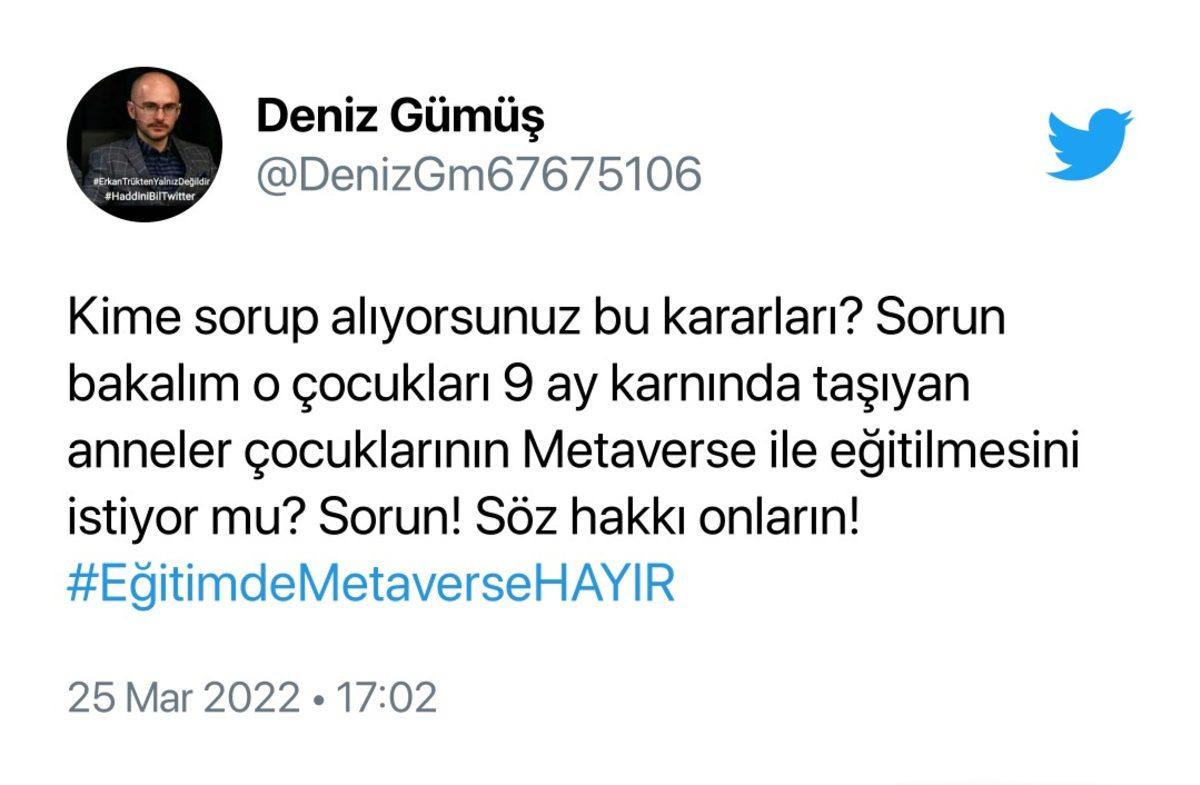 Milli Eğitim Bakanının Metaverse Açıklamaları Sonrası ’Eğitimde Metaverse’e Hayır’ Etiketi Gündem Oldu: İşte Gelen Garip Tepkiler