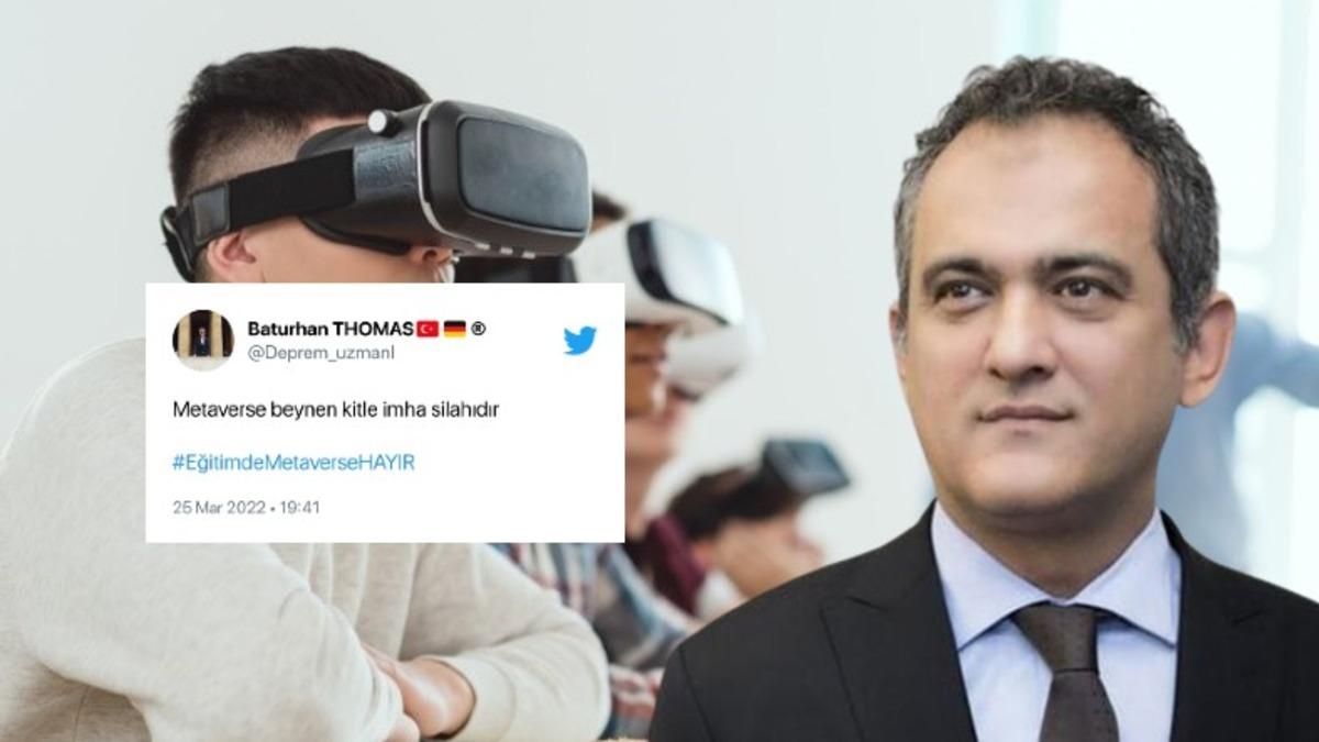 Milli Eğitim Bakanının Metaverse Açıklamaları Sonrası ’Eğitimde Metaverse’e Hayır’ Etiketi Gündem Oldu: İşte Gelen Garip Tepkiler