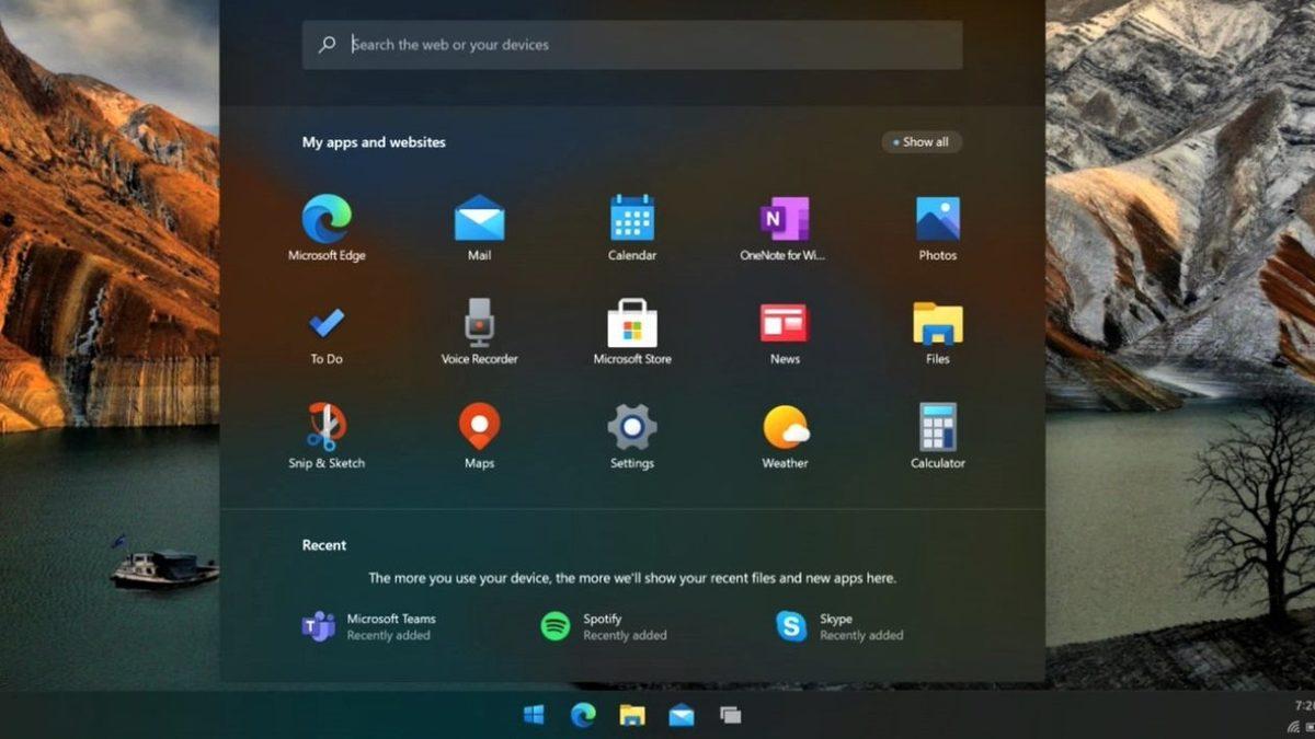 Windows 10X’in Neye Benzediği Hakkında Fikir Sahibi Yapacak Yeni Ekran Görüntüsü