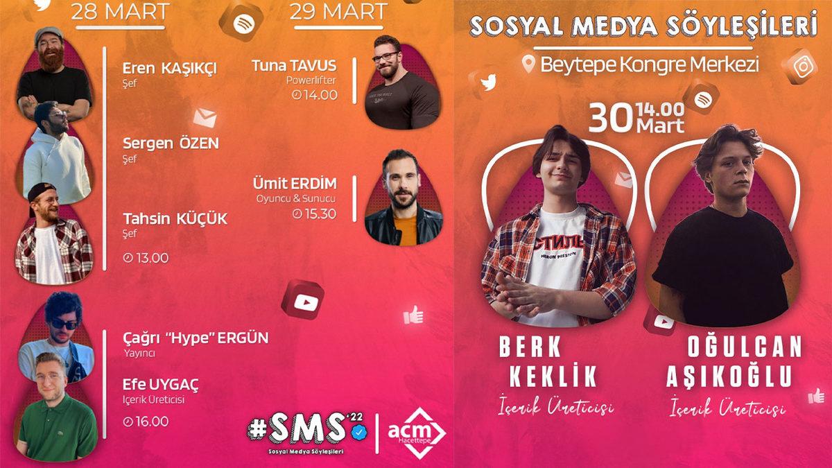 Hacettepe Üniversitesi ACM Topluluğunun Düzenlediği Sosyal Medya Söyleşileri, 28 Mart’ta Başlıyor