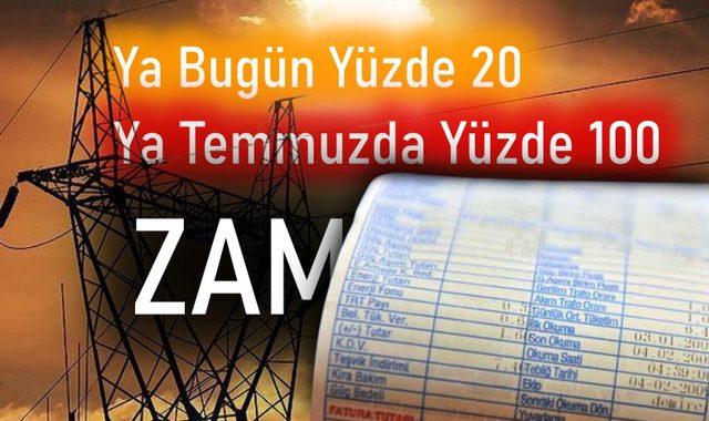 Elektriğe Yüzde 20 Zam Yapılması ’Gerektiği’ Belirtildi: Temmuza Bırakılırsa Yüzde 100’ün Üzerinde Olacak...