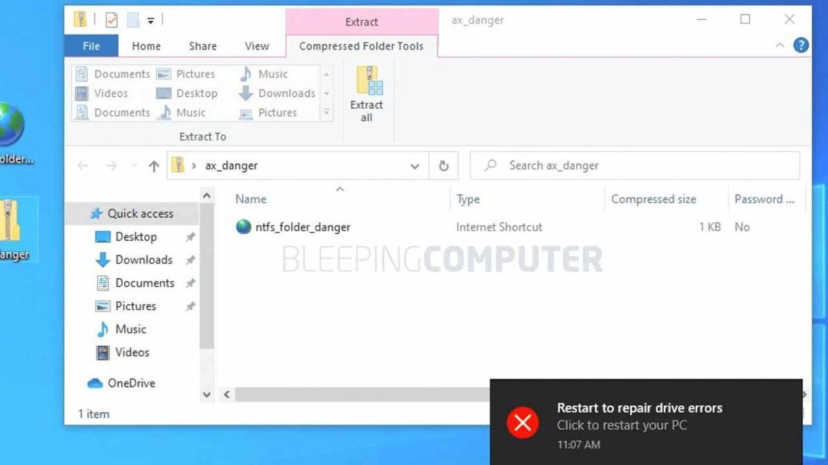 Windows 10’da Birkaç Karakterlik Komutla Sabit Diski Öldüren Açık Keşfedildi