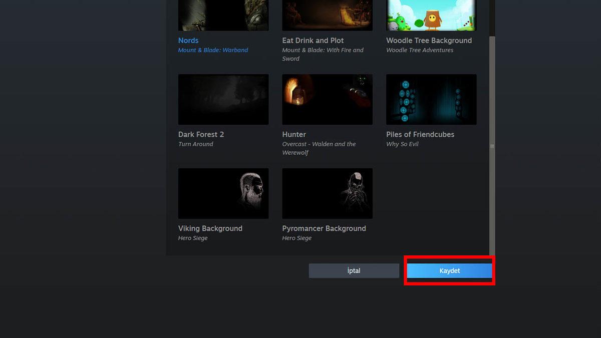 Steam’de Profil Arka Planı Nasıl Değiştirilir?