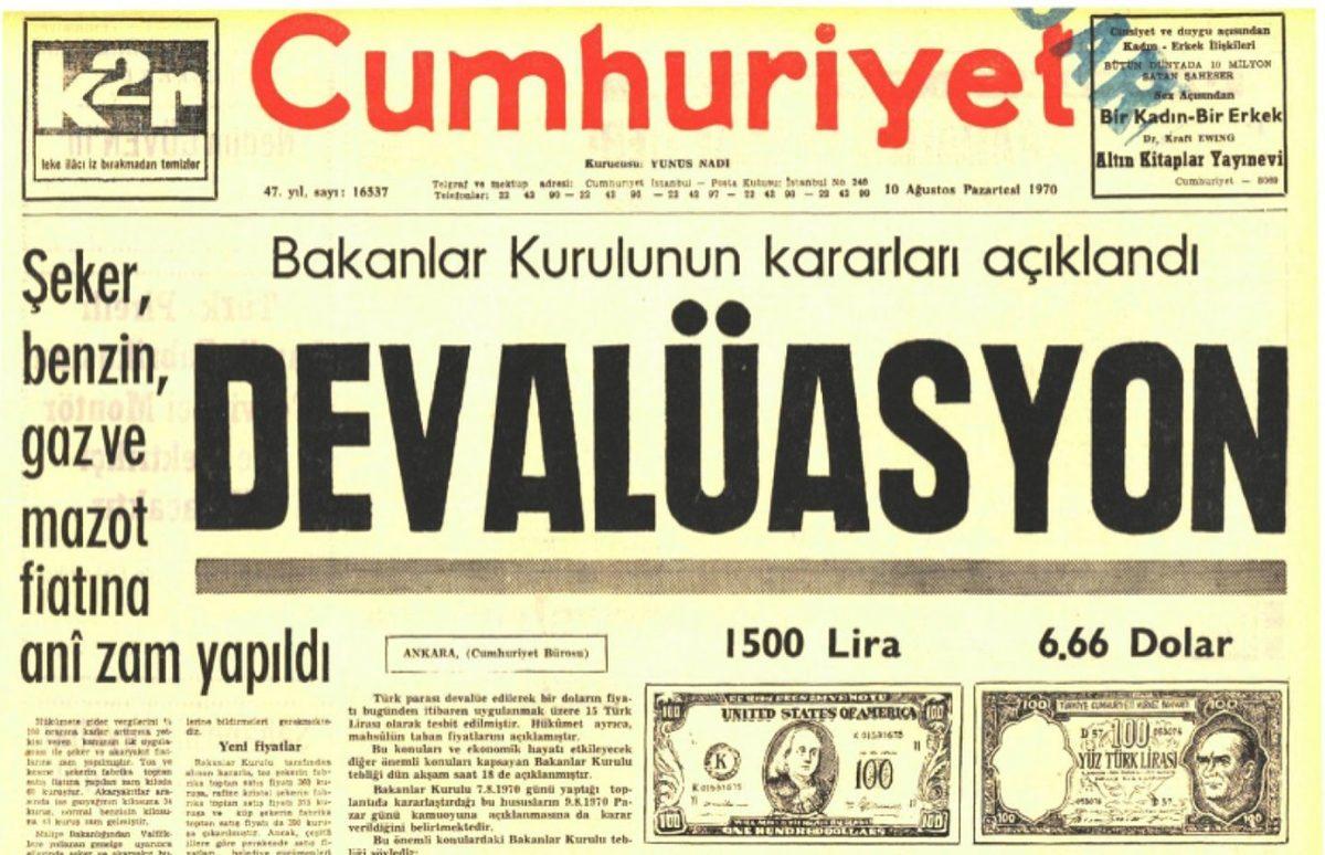 Türkiye Tarihinde Doların 1 TL’ye Eşit Olduğu Bir Dönem Yaşandı mı?