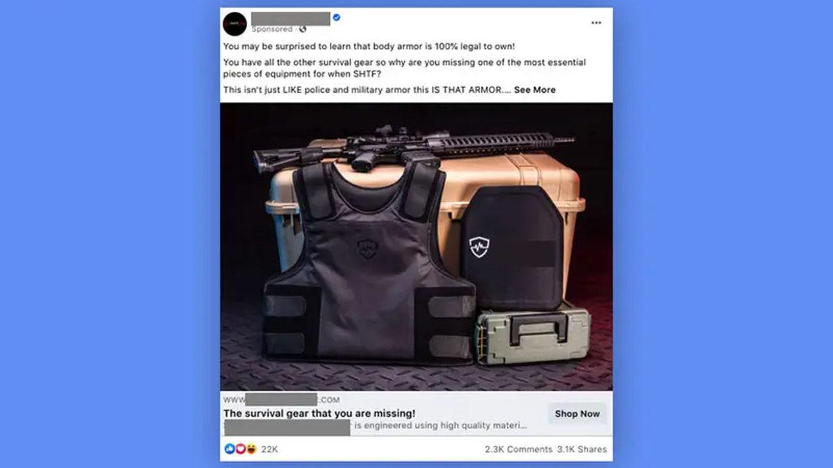 Facebook, Silah Aksesuarları Tanıtan Reklamları Yasakladı