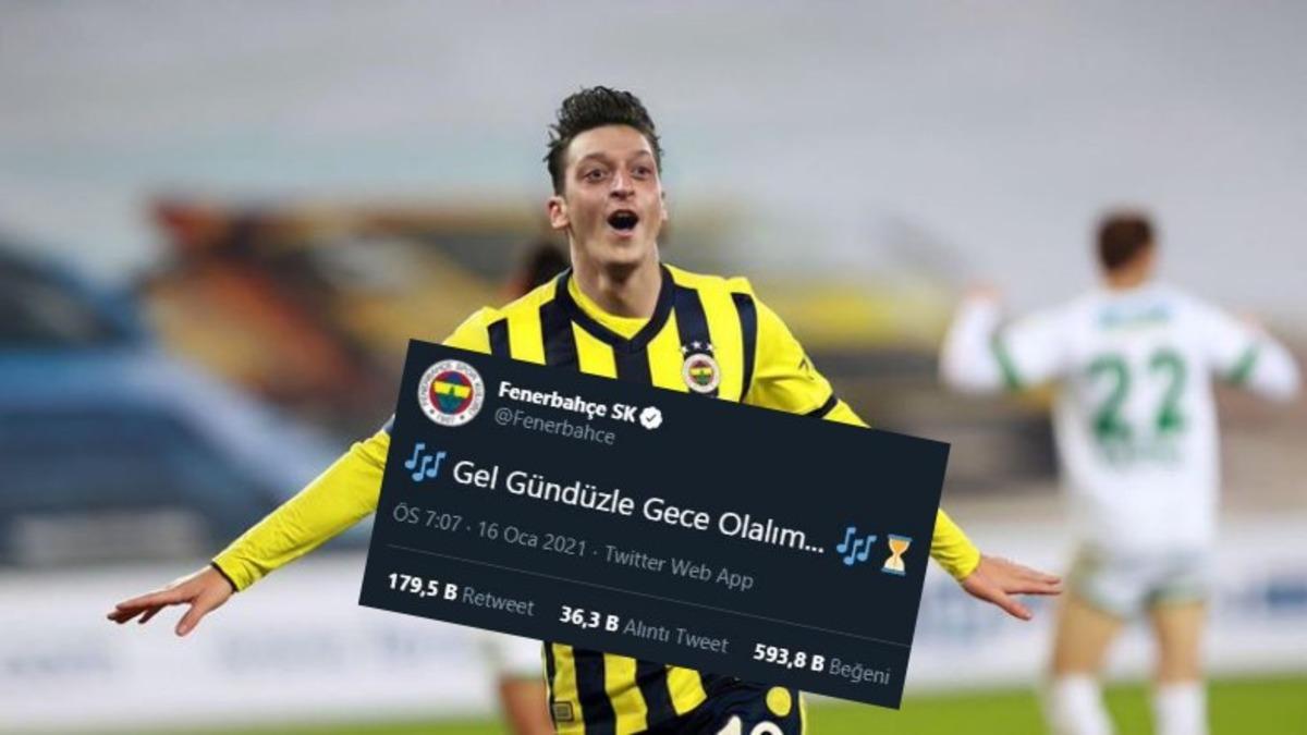 Fenerbahçe’nin Mesut Özil Paylaşımı Etkileşim ve Beğeni Rekoru Kırdı