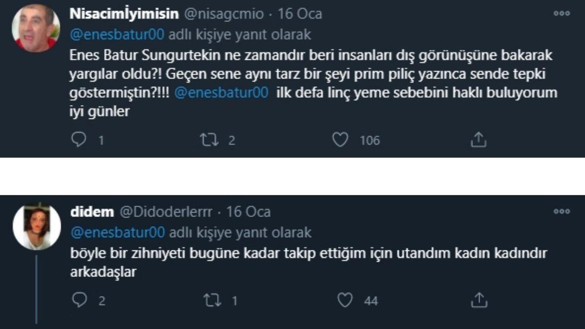 Enes Batur, Paylaştığı Bir Tweet Sonrası Eleştiri Yağmuruna Tutuldu