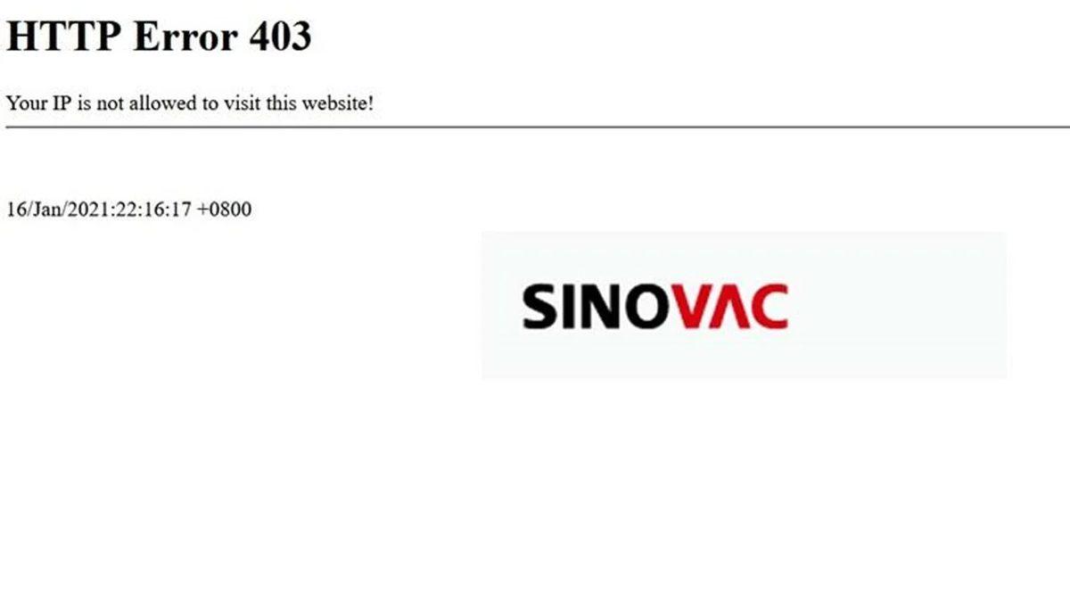 Sinovac, Yeniden Erişilebilen Web Sitesini Türkiye’de Erişime Neden Kapattığını Açıkladı