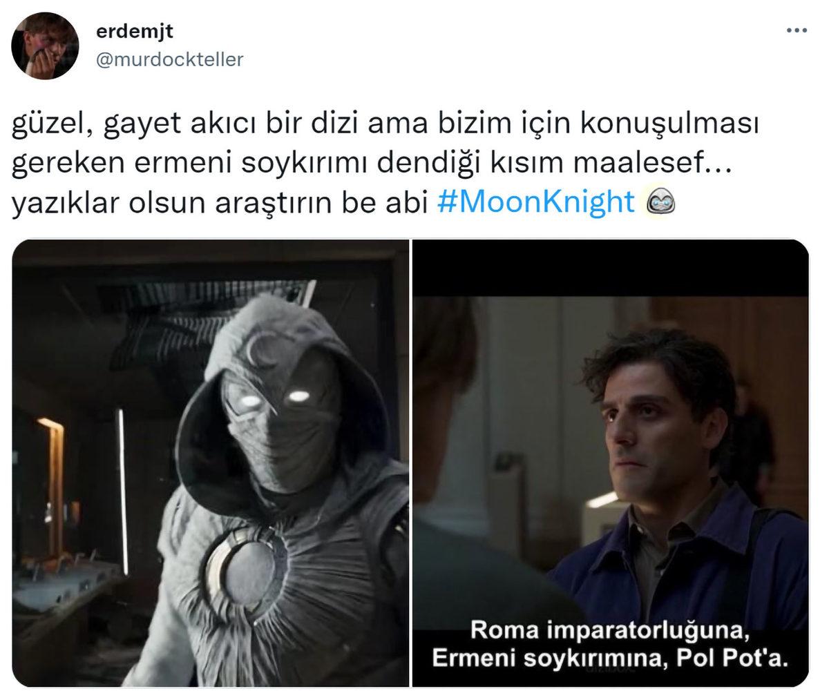 Yeni Marvel Dizisi Moon Knight’taki ’Ermeni Soykırımı’ Repliği Tepki Çekti: Sosyal Medyada ’1 Yıldız’ Kampanyası Başlatıldı