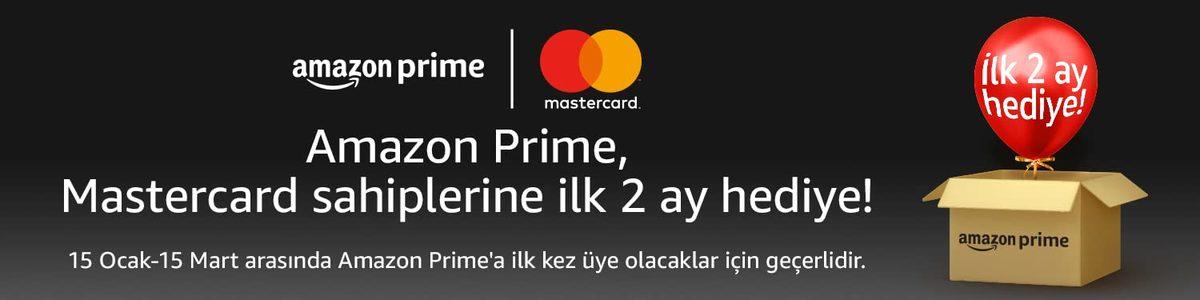 Amazon Prime, Mastercard Sahiplerine İlk 2 Ay Ücretsiz Oldu