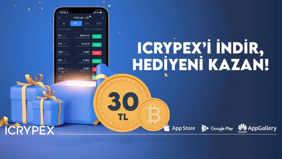 ICRYPEX’ten Tüm Kullanıcılarına Bitcoin Hediye Ettiği Bomba Kampanya (Yeni Kullanıcılara da Hediye Var)
