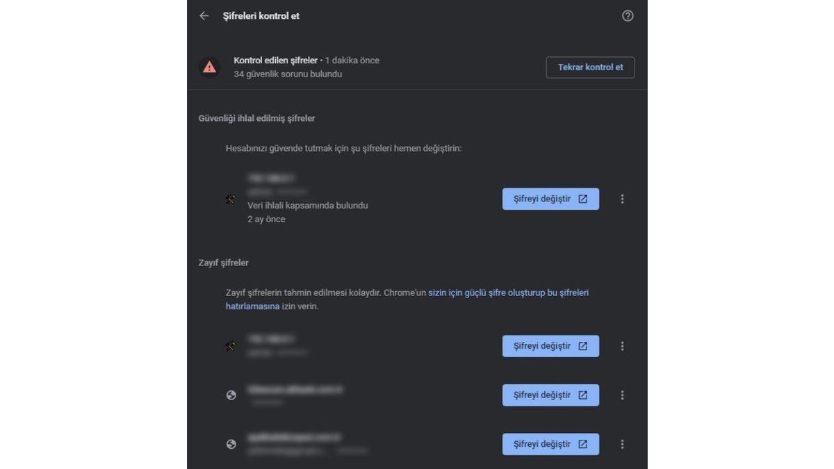 Google, Chrome 88 ile Zayıf Şifreleri Belirlemeyi ve Değiştirmeyi Kolaylaştırdı
