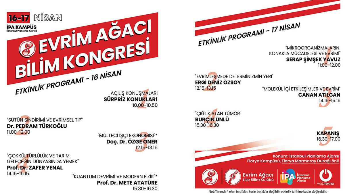 Türkiye’nin En Kapsamlı Bilim Oluşumu Evrim Ağacı’nın Düzenlediği ’Evrim Ağacı Bilim Kongresi’ Başladı!