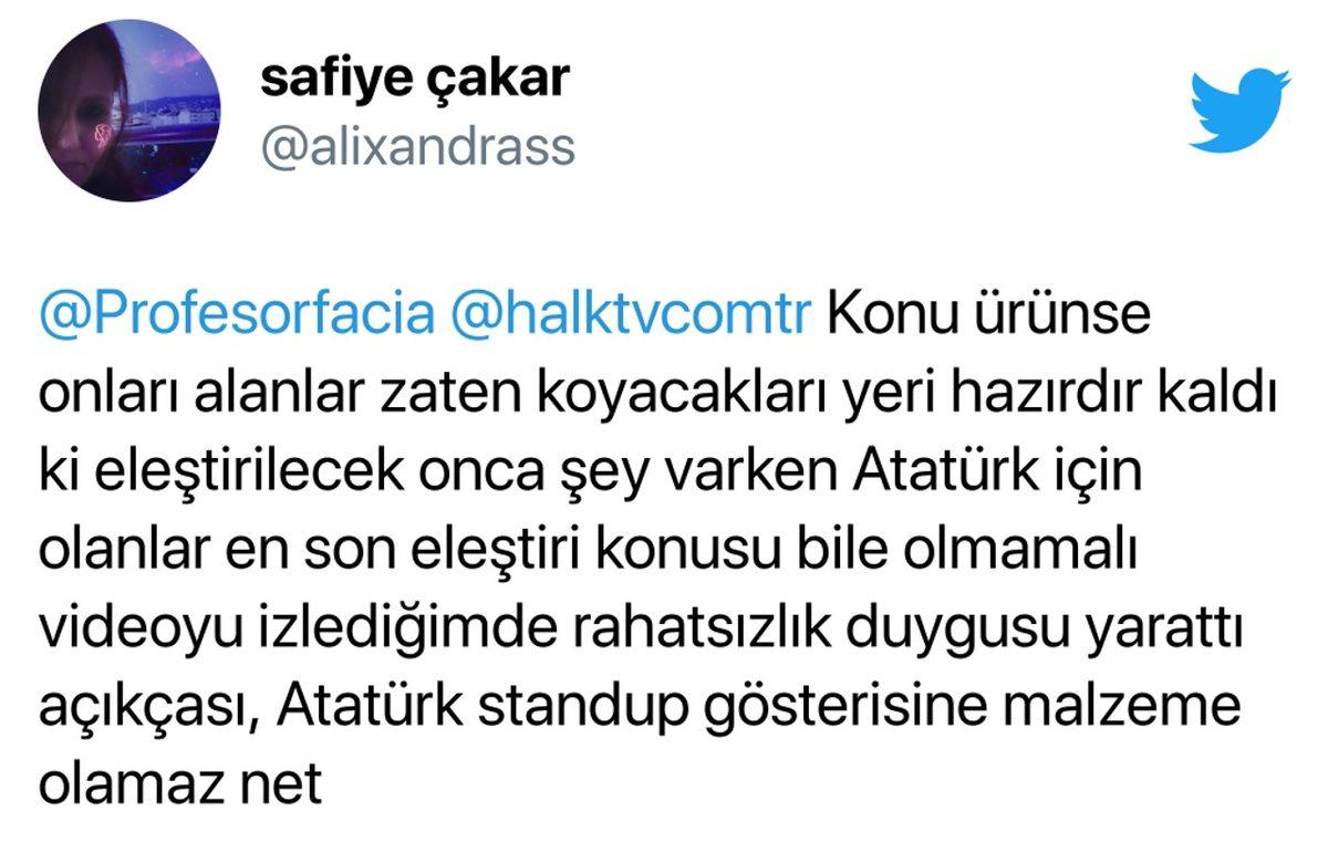 Halk TV’yi Eleştiren Komedyenin ’Atatürk Taklidi’ Sosyal Medyayı İkiye Böldü: İşte Gelen Tepkiler