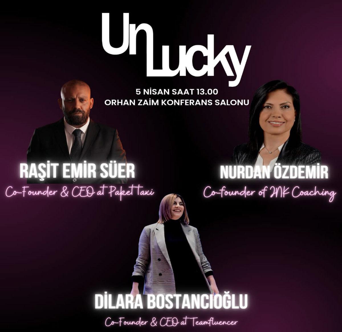 Türkiye’nin Dev Girişimcilerinin Başarısızlıklarını Anlatacağı ‘Unlucky’ 5 Nisan’da Düzenlenecek