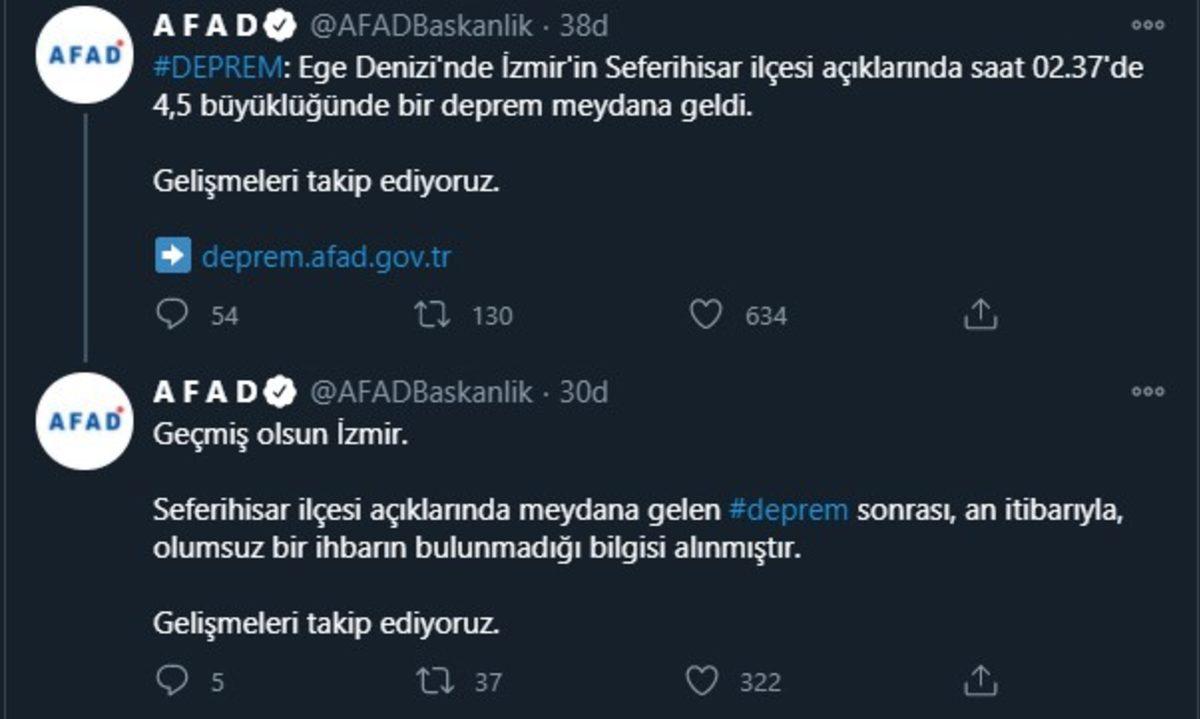 Son Dakika: İzmir’de 4,7 Büyüklüğünde Deprem Meydana Geldi