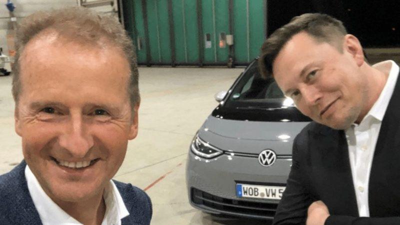 Volkswagen CEO’su Herbert Diess’ten Elon Musk’a Gönderme