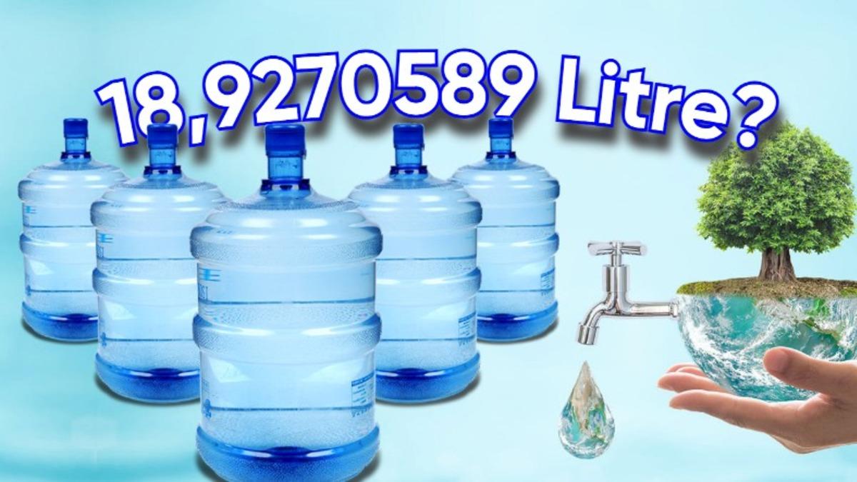 Damacanalar Neden 20 Değil de Özellikle 19 Litre Hacimle Üretilir? (Aslında Tam 19 Litre de Değil)