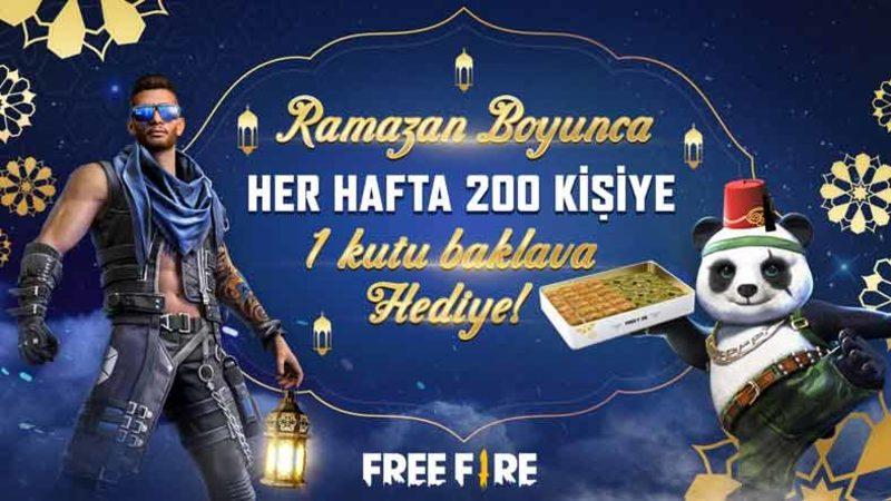 Free Fire, Ramazan’da Oyunculara  1 Ton Baklava Dağıtacak: İşte ’Kilo Kilo Baklava’ Kazanmak İçin Yapmanız Gerekenler