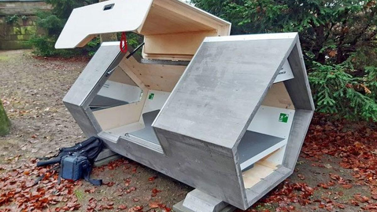 Almanya’da Evsiz İnsanların Kalması İçin Geliştirilen Fütüristik Tasarımlı Sığınak: Kapsüller