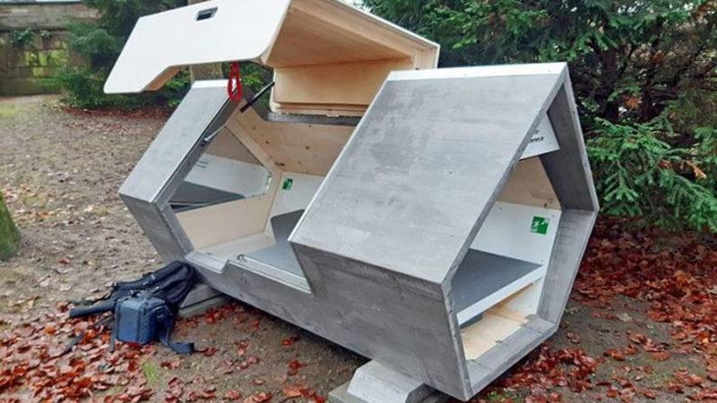 Almanya’da Evsiz İnsanların Kalması İçin Geliştirilen Fütüristik Tasarımlı Sığınak: Kapsüller