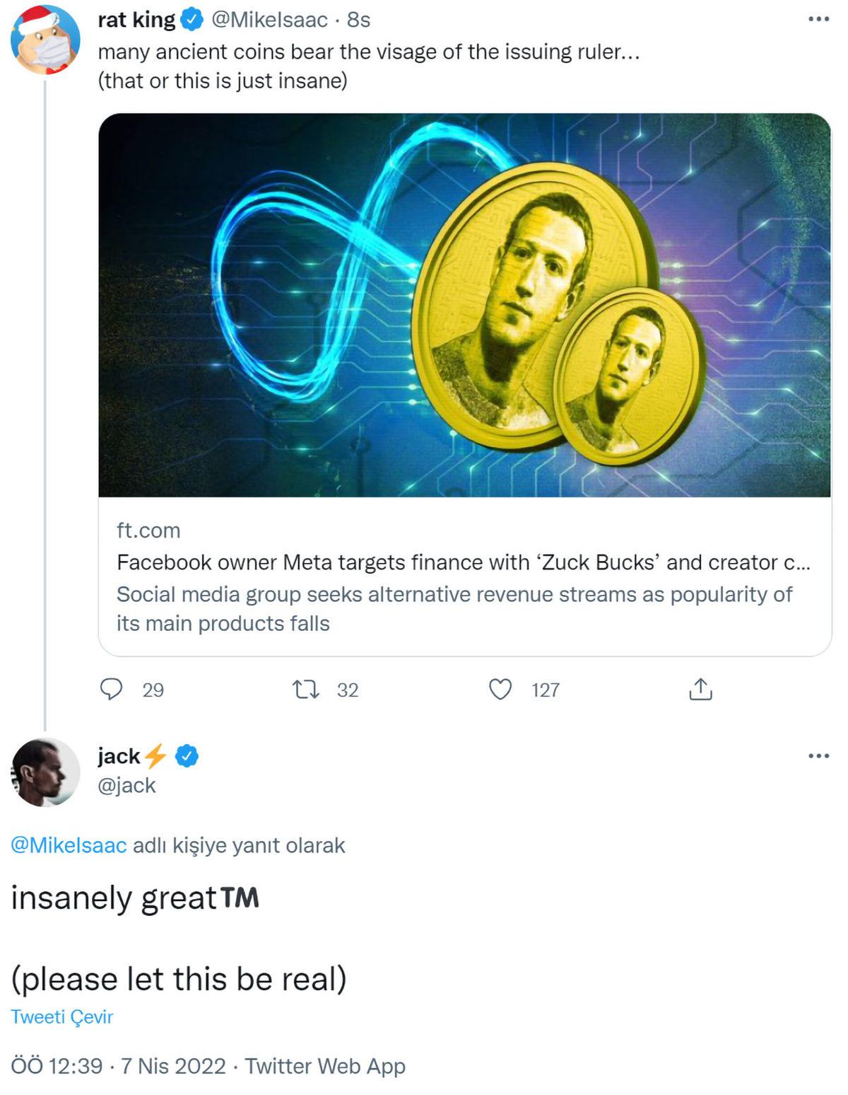 Facebook Uslanmıyor: Meta’nın ’Zuck Doları’ Adında Yeni Bir Dijital Para Üzerinde Çalıştığı Ortaya Çıktı