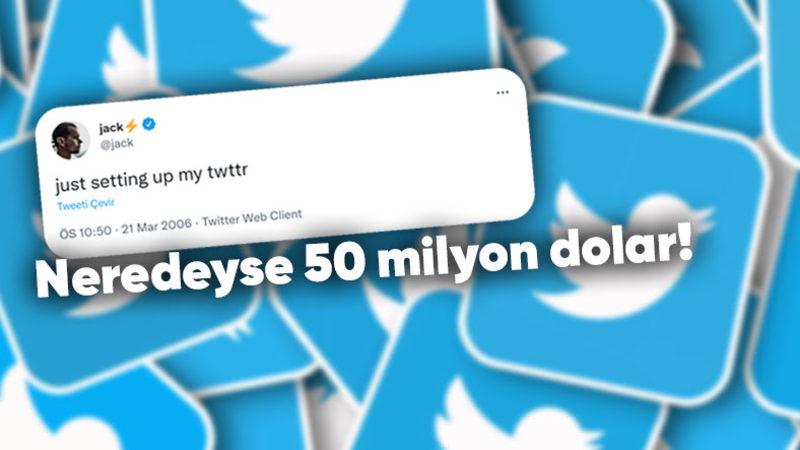Tarihin İlk Tweeti, NFT Olarak 49 Milyon Dolara Satışa Çıktı! 1 Yılda 20 Kat Değerlendi...