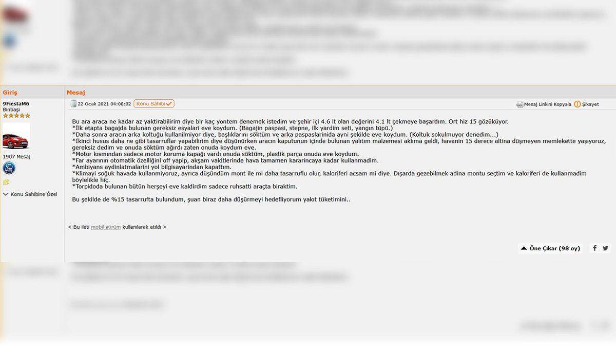 ’Donanım Haber Ölücüsünün’ Akıllara Zarar Yakıt Tasarruf Yöntemi Virale Düştü