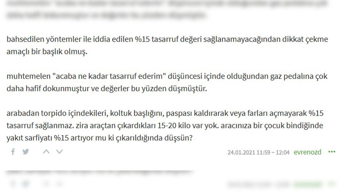 ’Donanım Haber Ölücüsünün’ Akıllara Zarar Yakıt Tasarruf Yöntemi Virale Düştü