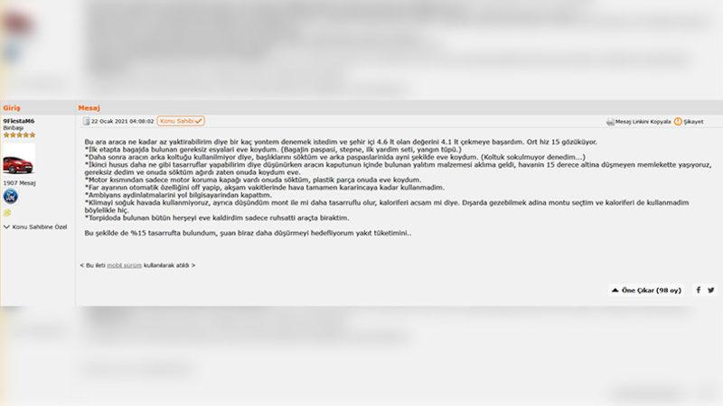 ’Donanım Haber Ölücüsünün’ Akıllara Zarar Yakıt Tasarruf Yöntemi Virale Düştü