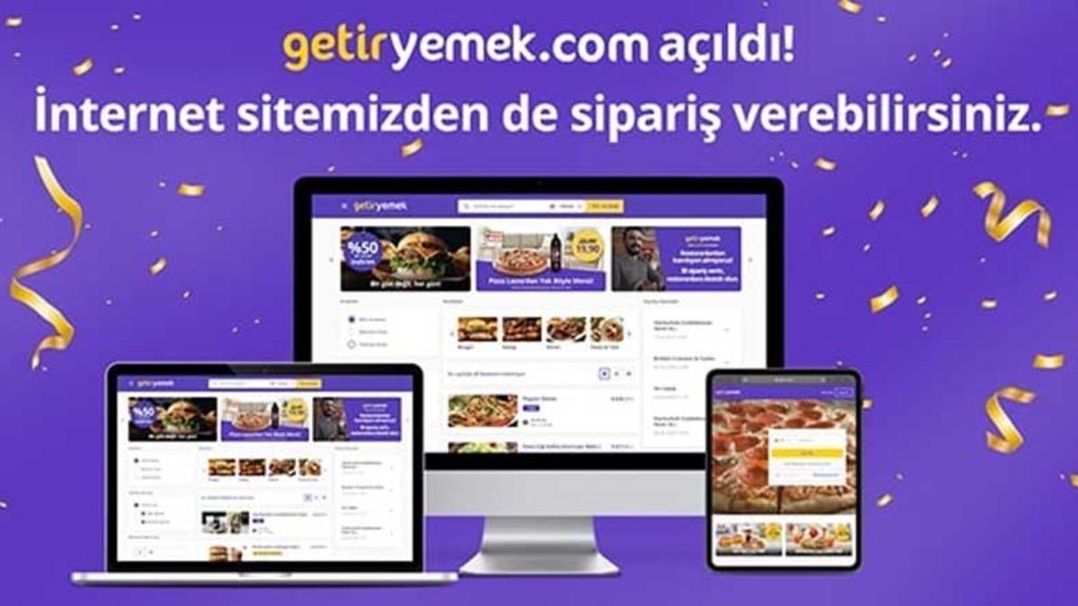 Getir, Yemek Siparişlerini İnternet Sitesi Üzerinden de Almaya Başladı