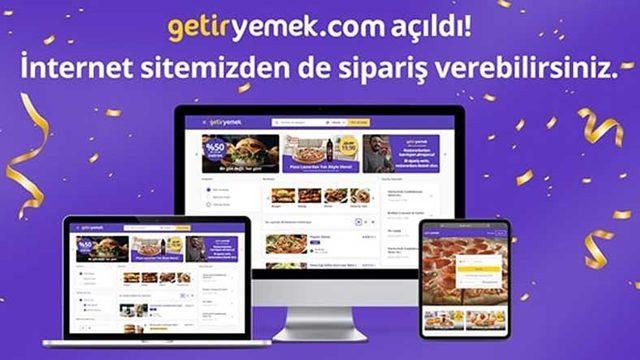 Getir, Yemek Siparişlerini İnternet Sitesi Üzerinden de Almaya Başladı