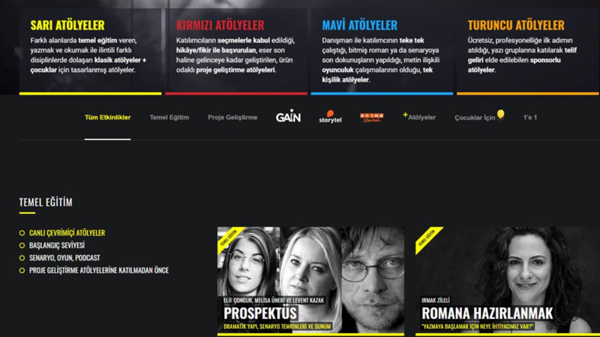 Senaryo Stüdyosu, Çevrimiçi Eğitime Açıldı