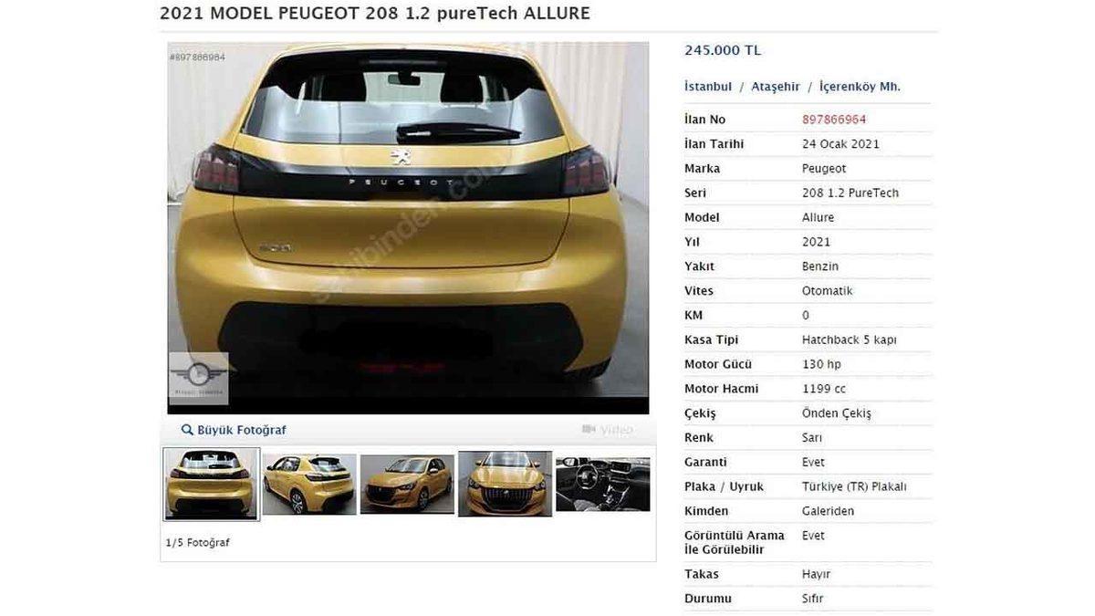 Serdar Bey Gitti, Sahte Doktor Geldi: Peugeot 208, Fahiş Fiyatlarla İkinci El Sitelerine Düştü