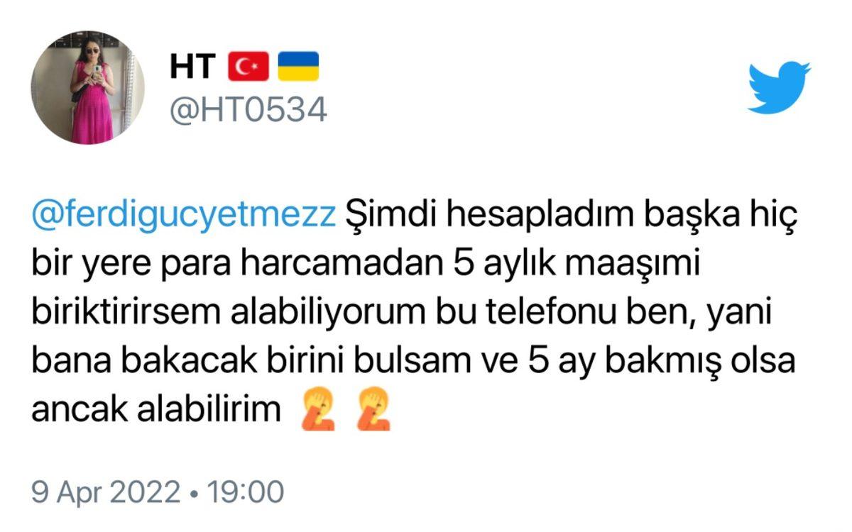 5 Günlük Maaşıyla iPhone 13 Pro Max Alan Vatandaş Sosyal Medyada Gündem Oldu: 