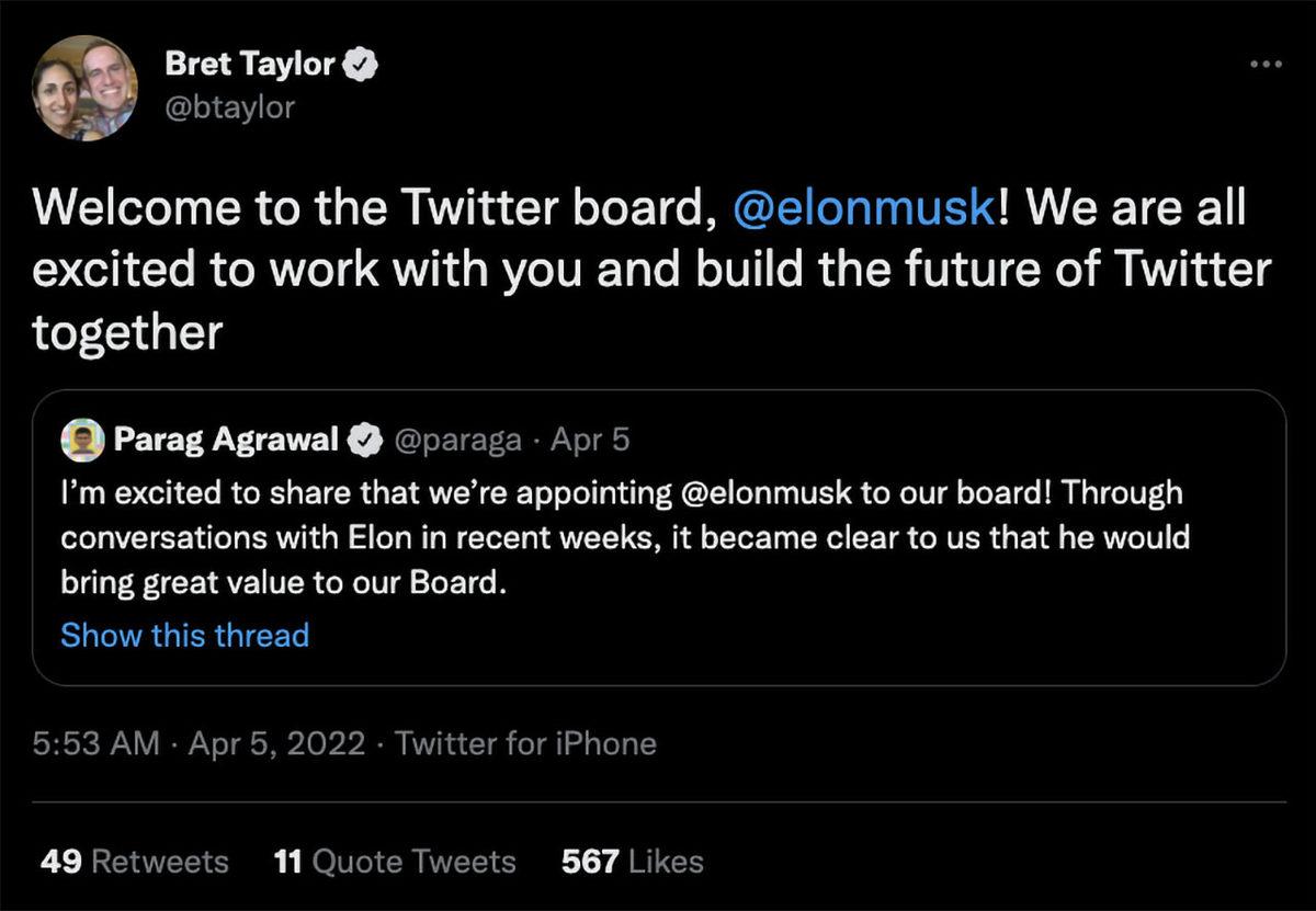 Parası Olan Elon Musk’ı Sevmiyor: Musk’ın Twitter Yönetim Kuruluna Girmekten Vazgeçmesi, Hisseleri Yükseltti