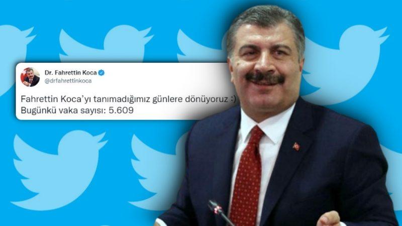 Fahrettin Koca’dan İlginç ’Vaka Sayısı’ Açıklaması: Beni Tanımadığımız Günlere Geri Dönüyoruz