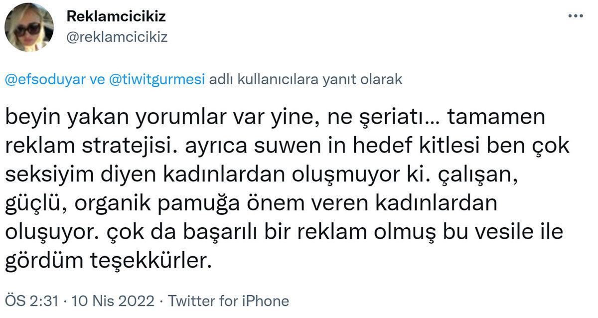 İç Çamaşırı Markasının Tartışma Yaratan ‘İç Çamaşırsız Reklamı’ Sosyal Medyada Akıma Dönüştü: “İçimde Suwen Var”