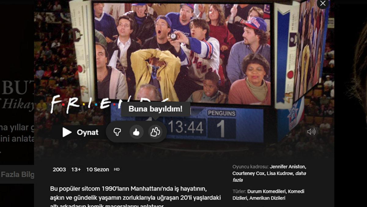 Netflix, Daha İyi Öneriler Sunabilmek İçin Yeni Bir Özellik Getirdi: Artık İçerikleri ’Daha Çok’ Beğenebileceksiniz!