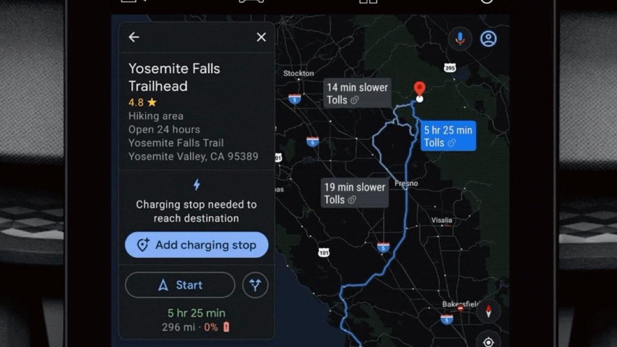 Google, Haritalar’da Elektrikli Araçlar İçin Rota Planlama Özelliğini Yayınladı