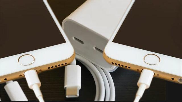 Apple’ın Macbook ile iPhone’u Aynı Anda Şarj Edecek Adaptöründen İlk Fotoğraflar Geldi (Bilim Bakalım Ne Eksik)
