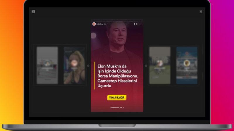 Instagram’ın Masaüstü Sürümü, Yeni Bir Hikaye Sayfasına Sahip