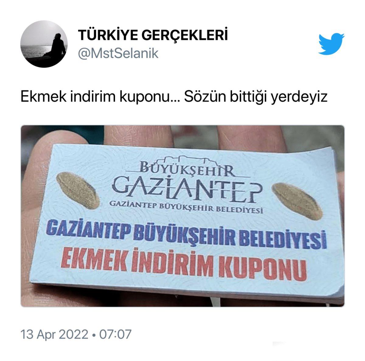 Gaziantep’te Belediyenin ’Ekmekte İndirim Kuponu’ Tartışma Yarattı: İşte Sosyal Medyadan Gelen Tepkiler