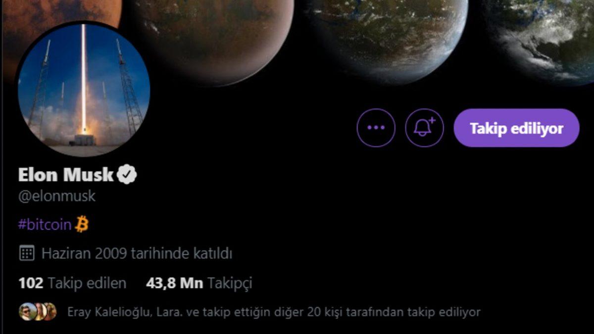 Bitcoin, Elon Musk’ın Twitter Profiline ’Bitcoin’ Yazmasıyla Yükselişe Geçti