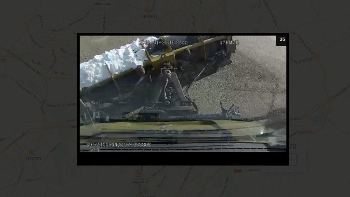 Ankara’daki Kar Küreme Araçlarını Uygulama ve İnternetten 205 Bin Kişi İzledi