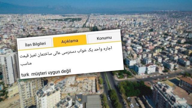 Kendi Ülkemizde Misafir(!) Olduk... Kiralık Ev İlanlarında "Türk Müşteriye Uygun Değil" İfadeleri Yer Almaya Başladı