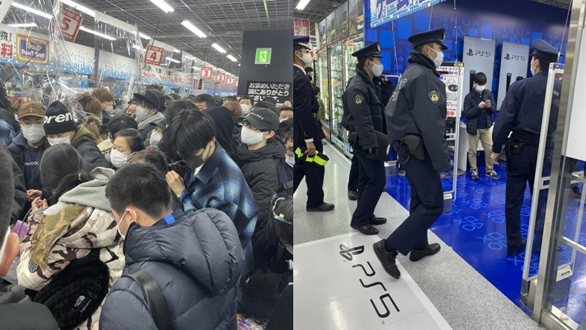 Japonya’da PlayStation 5 Satışı Yapan Bir Mağazada İzdiham Yaşandı