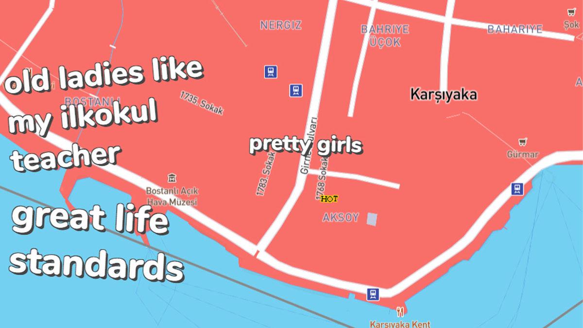 Şehirlerin Birbirinden Geyik Yorumlarla Tarif Edildiği Eğlenceli Harita