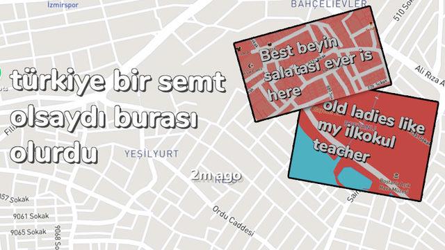 Şehirlerin Birbirinden Geyik Yorumlarla Tarif Edildiği Eğlenceli Harita